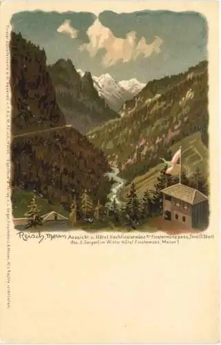 Hochfinstermünz - Künstler Ak Reisch - Litho -784416