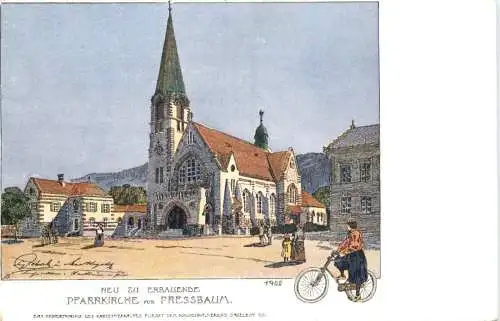 Pressbaum - Neu zu erbauende Pfarrkirche 1908 -784508