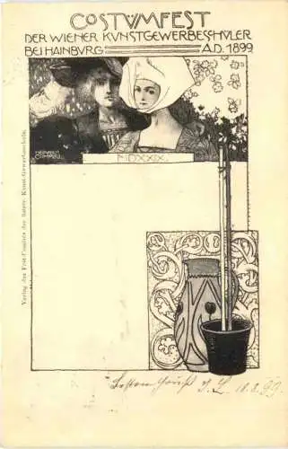 Hainberg - Costümfest der Wiener Kunstgewerbeschüler 1899 -784496