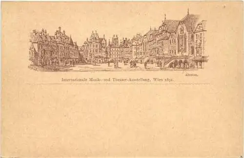 Wien - Internationale Theater Ausstellung 1892 - Ganzsache -784446