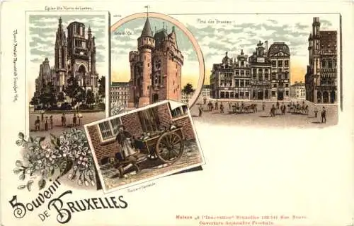 Souvenir de Bruxelles - Litho -784784