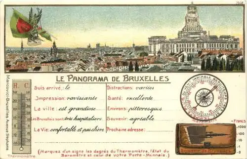 Le Panorama de Bruxelles - Litho -784870