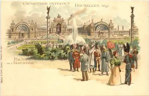 Exposition Internationale Bruxelles 1897 - Litho -784812