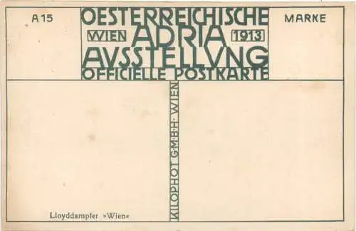 Wien - Adria Ausstellung 1913 -784768