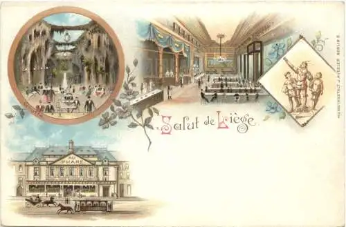 Salut de Liege - Litho -784852