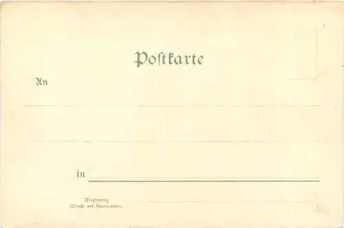 Gruss von der Schlittenfahrt - Litho -784932