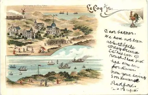 Le Coq sur Mer - Litho -784836