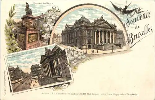 Souvenir de Bruxelles - Litho -784786