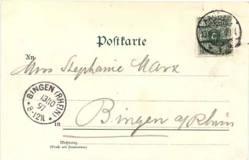 Gruss vom Strohwittwer - Litho -784876