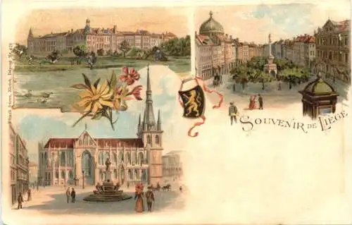 Souvenir de Liege - Litho -784886