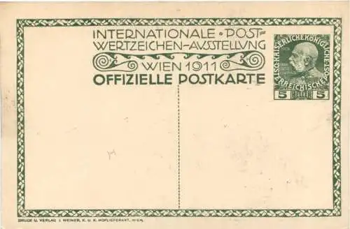 Wien -Internationale Postwertzeichen Ausstellung 1911 -784998