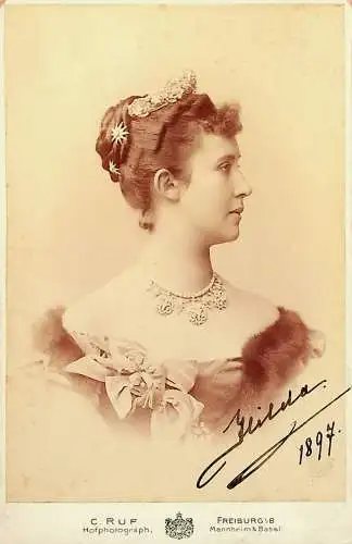 Prinzessin Hilda von Nassau - Adel - CDV -785035