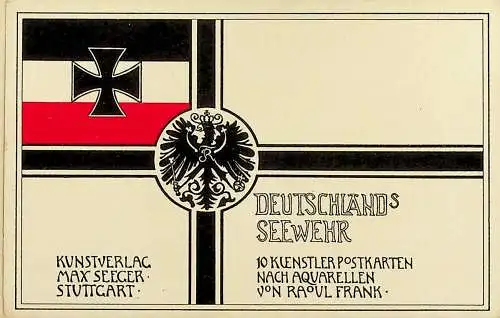 Deutschalnds Seewehr - Booklet - 4 Ak Schiffe -785013