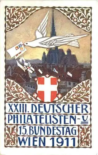 Wien - Philatelisten Bundestag 1911 - Ganzsache -785014