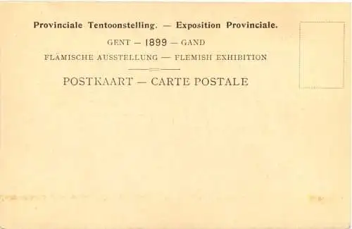 Gent - Provincale Tentoonstelling 1899 - Litho -785074