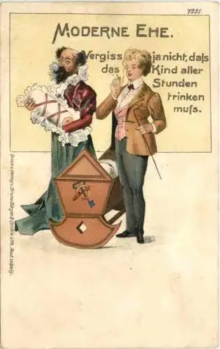 Humor - Moderne Ehe - Litho -785038