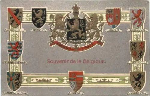 Souvenir de la Belgique - Wappen -785096