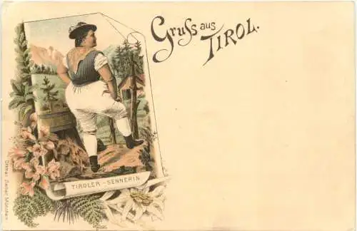 Gruss aus Tirol - Litho - Verlag Ottmar Zieher -785224