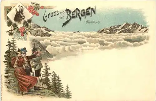 Gruss aus den Bergen - Litho -785274