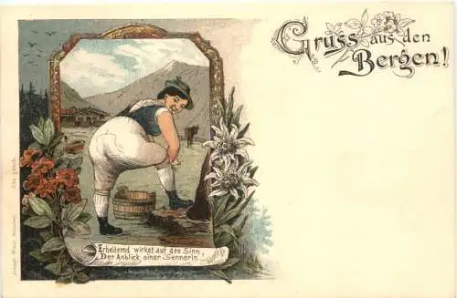 Gruss aus den Bergen - Litho - Verlag Moch -785294