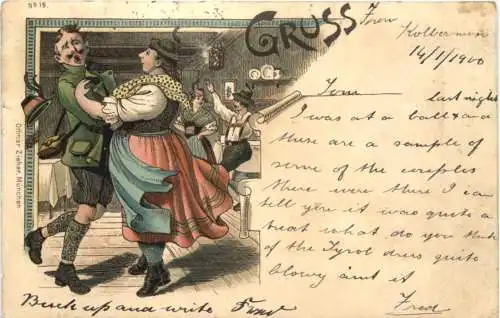 Gruss aus Kolbenmoos - Litho - Ottmar Zieher -785232