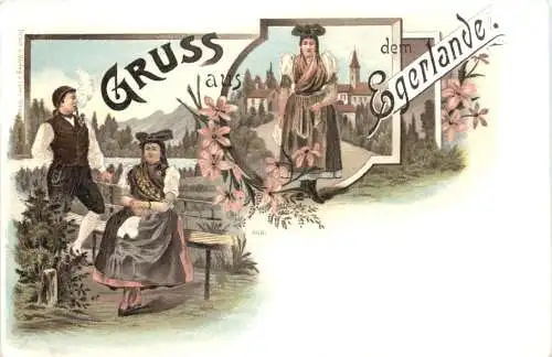 Gruss aus dem Egerland - Litho -785222