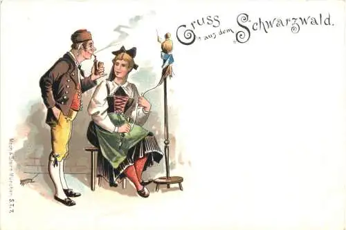 Gruss aus dem Schwarzwald - Litho - Moch & Stern -785282