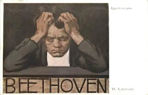 Beethoven - Künstler Ak Egger-Lienz -785322