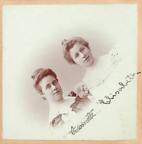 Prinzessinnen Antoinette und Elisabeth zu Isenburg-Birstein - CDV -785213