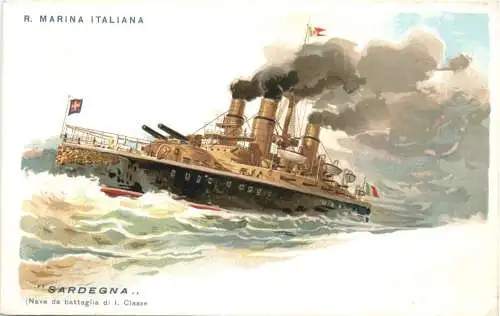 R. Marina Italiana - Sardegna - Litho -785434