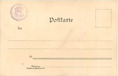 SM Schulschiffe Charlotte und Stein - Litho - Kolonien - Künstler C. Schön -785512