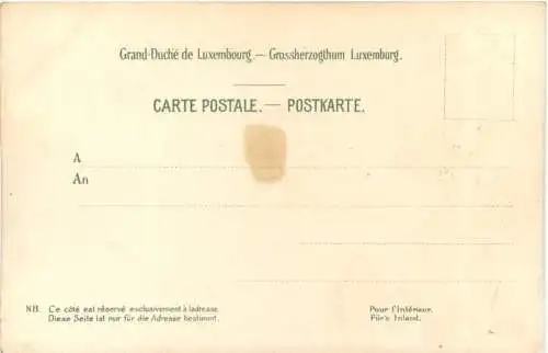 Letzeburg 1858 Bundes Contigent - Garnison Echternach - Diekirch - Litho -785630