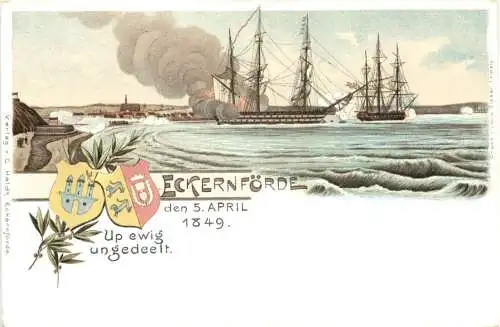 Eckernförde 1849 - Litho -785498