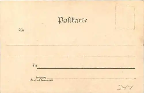 Gruss aus dem Teutoburger Walde - Grotenburg - Bismarck - Litho -785406