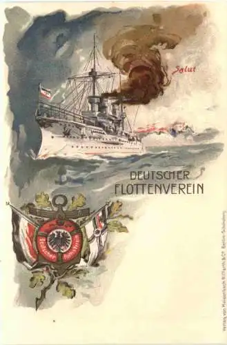 Deutscher Flottenverein - Litho -785538