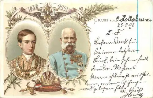 Kaiser Franz Josef - 50. Regierungs Jubiläum - Litho -785704