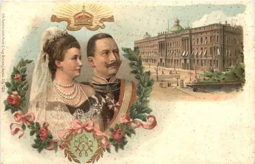 Berlin - Kaiser Wilhelm II - Litho -785762