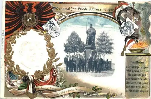 Jena - Denkmal Joh Friedr. d Grossmütigen - Litho -785668