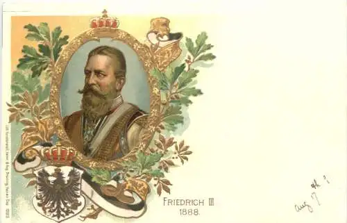 Adel - Friedrich III - Litho -785732