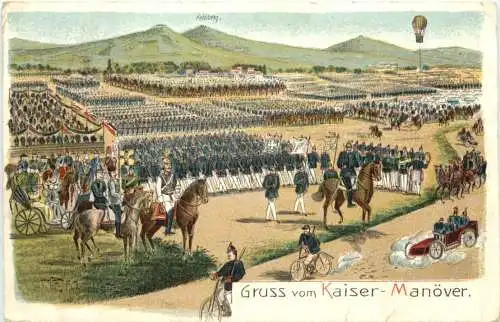 Gruss vom Kaisermanöver 1897 - Litho -786024