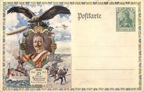 Kaiser Wilhelm II - 25. Regierungs Jubiläum -786092