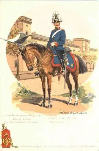 1. Garde Dragoner Regiment - Litho -786070