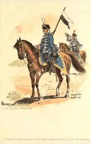 Gruss aus Schleswig - Von meinem Regiment - Litho -786078