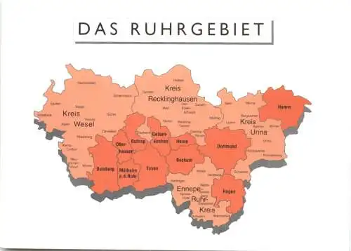 Das Ruhrgebiet, Karte -552530