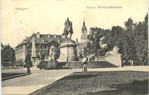 Stuttgart, Kaiser Wilhelmdenkmal -554834
