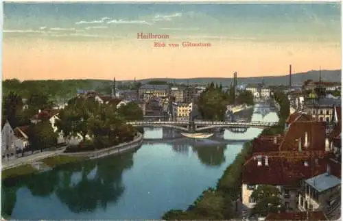 Heilbronn, Blick vom Götzenturm -554850