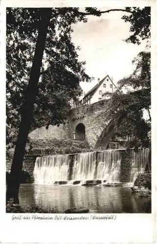 Grüß aus Pforzheim-Dill-Weissenstein (Wasserfall) -555052