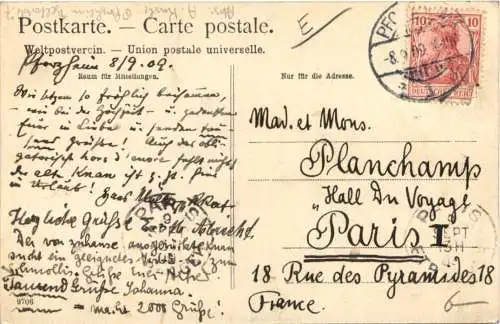 Pforzheim Totalansicht vom Wasserturm -555040