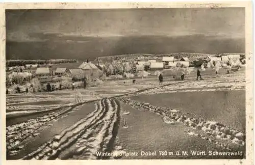 Wintersportplatz Dobel 720 m ü. M. Württ. Schwarzwald -555106