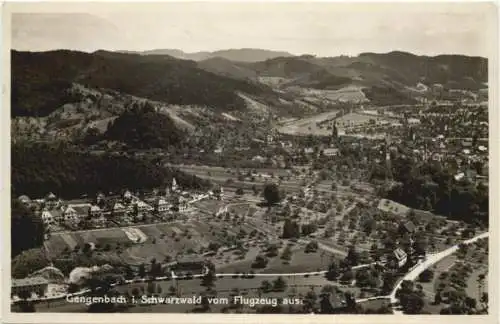 Gengenbach i. Schwarzwald vom Flugzeug aus -555322